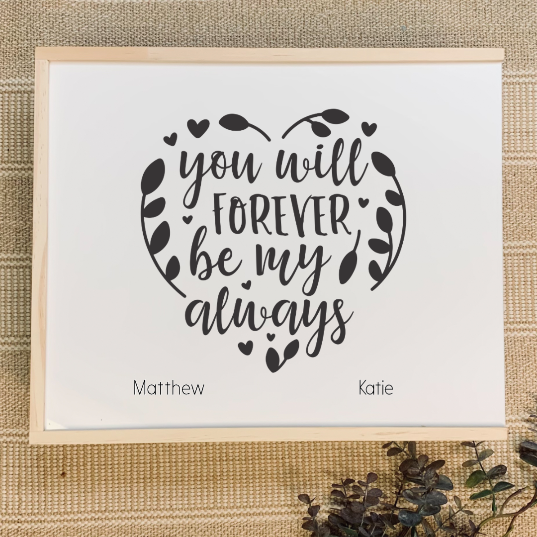 Forever - Personalised Box For Couples