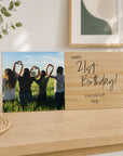 birthday photo block