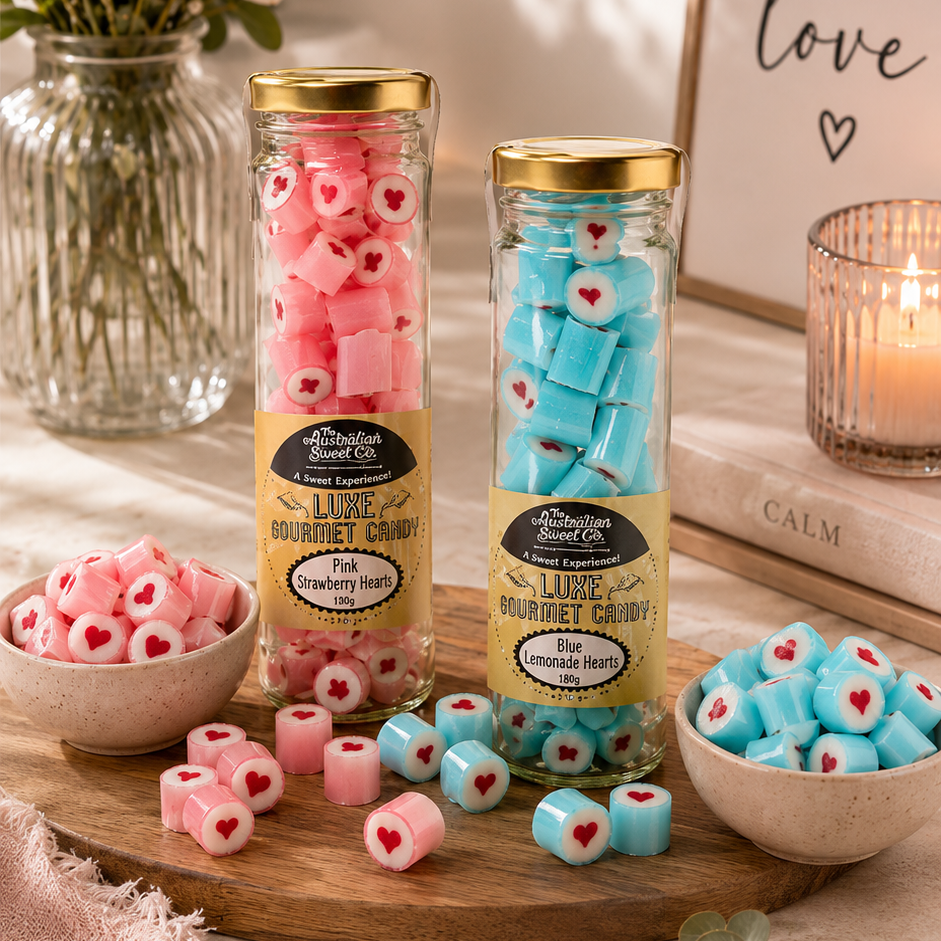 love heart candy