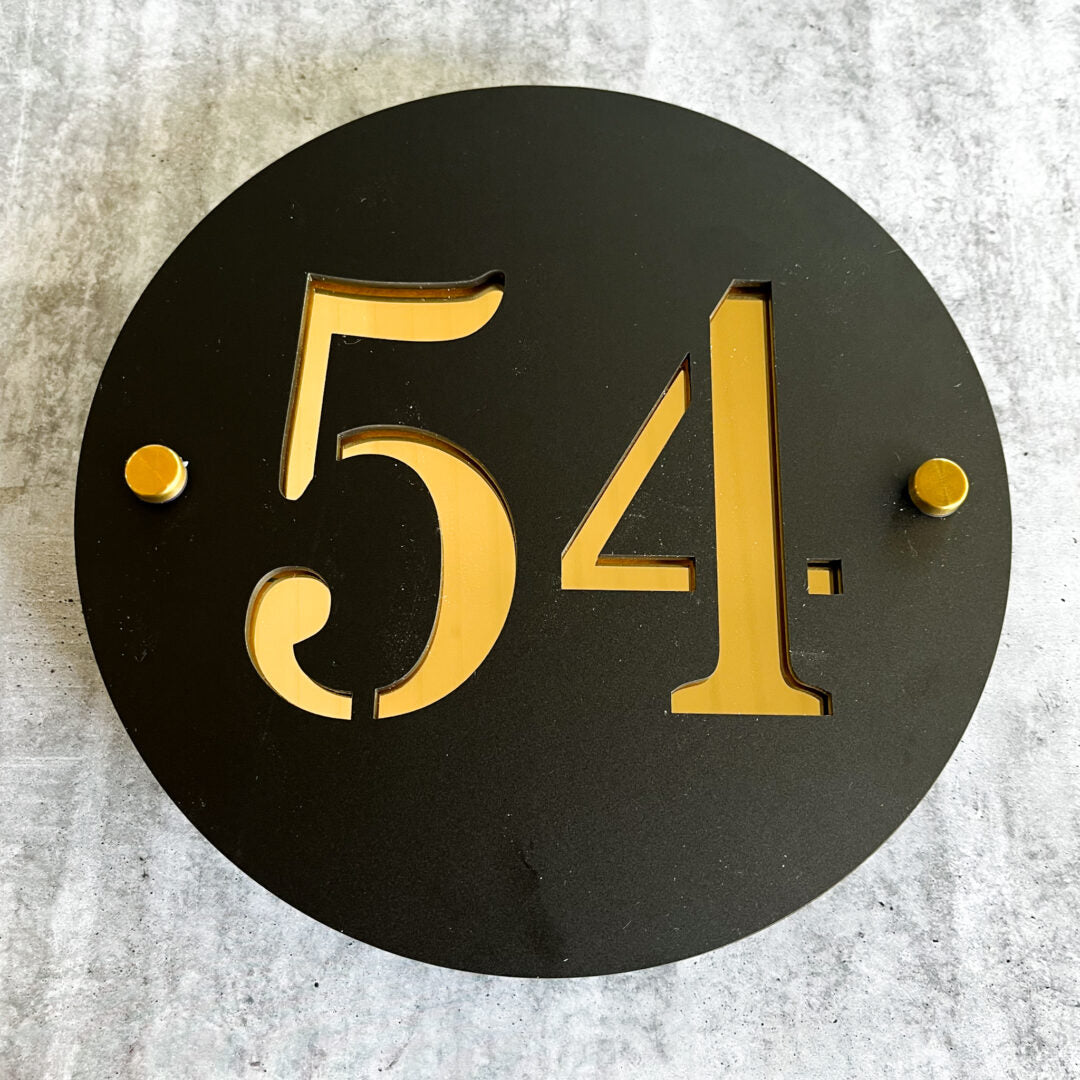 House number sign