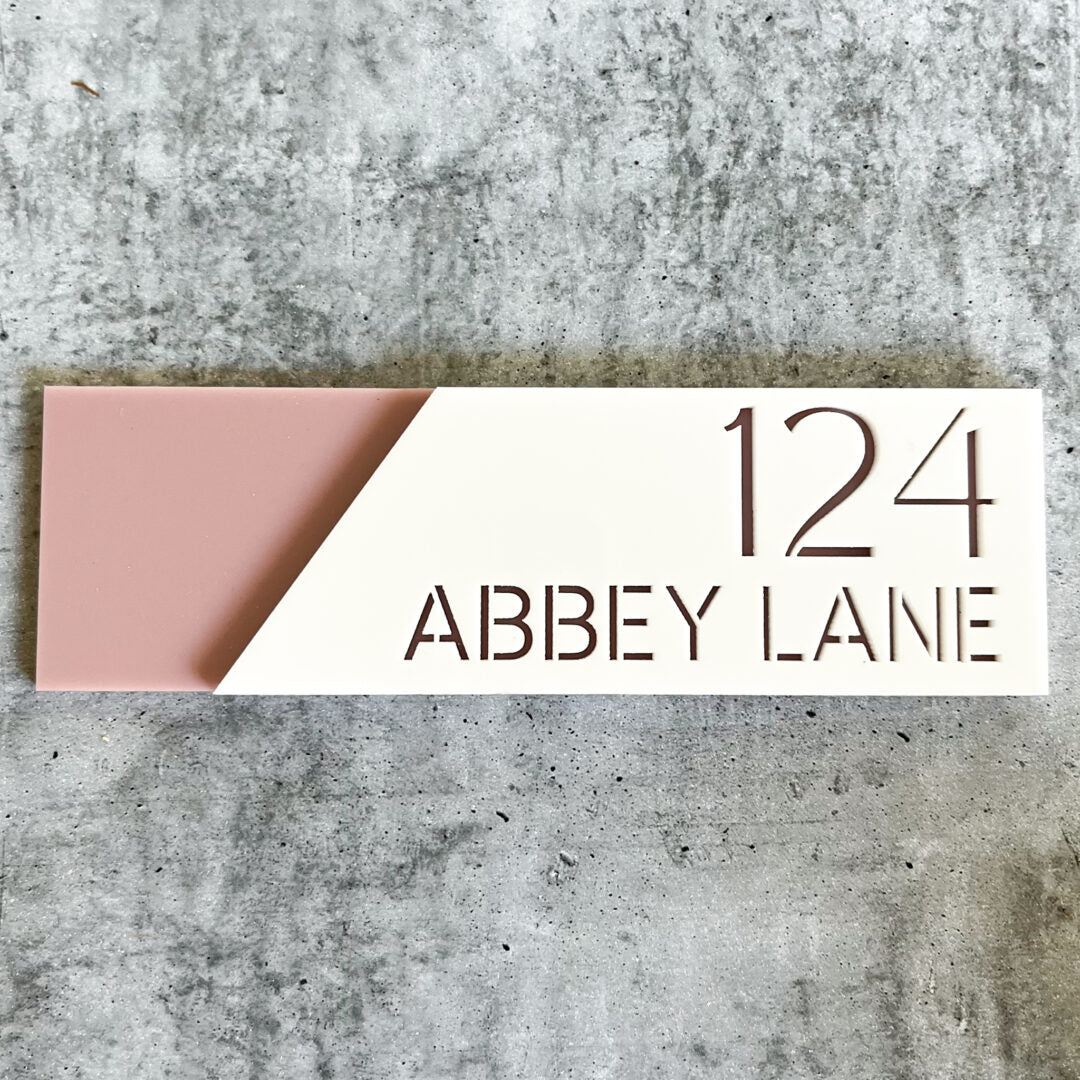 address sign