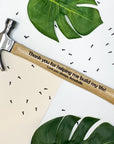 fathers day gifts Personalised engraved hammer