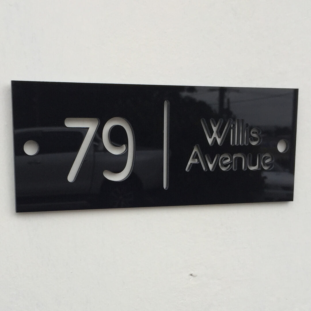 Landscape House Address Sign - Chain Valley Gifts