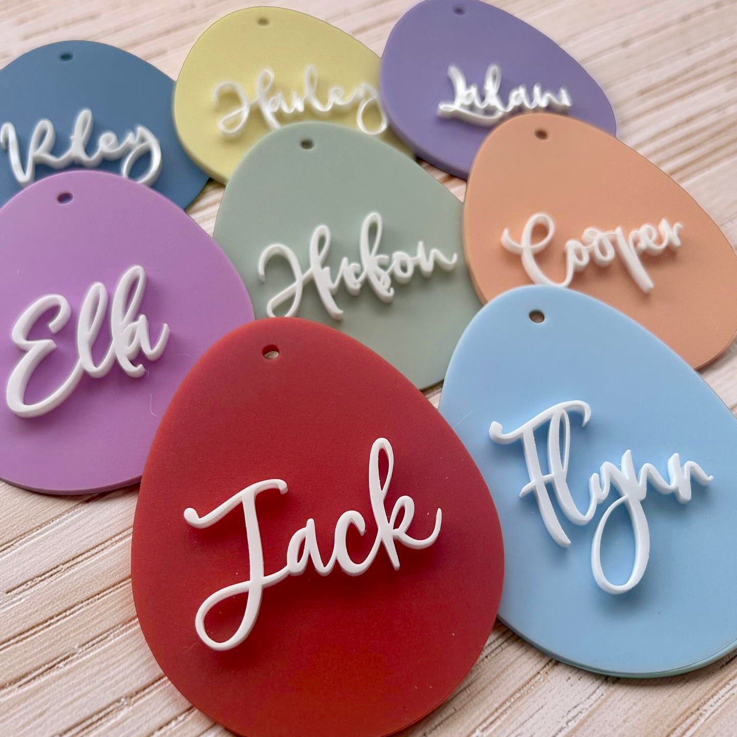 Easter basket tags