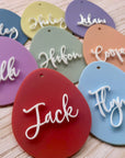 Easter basket tags