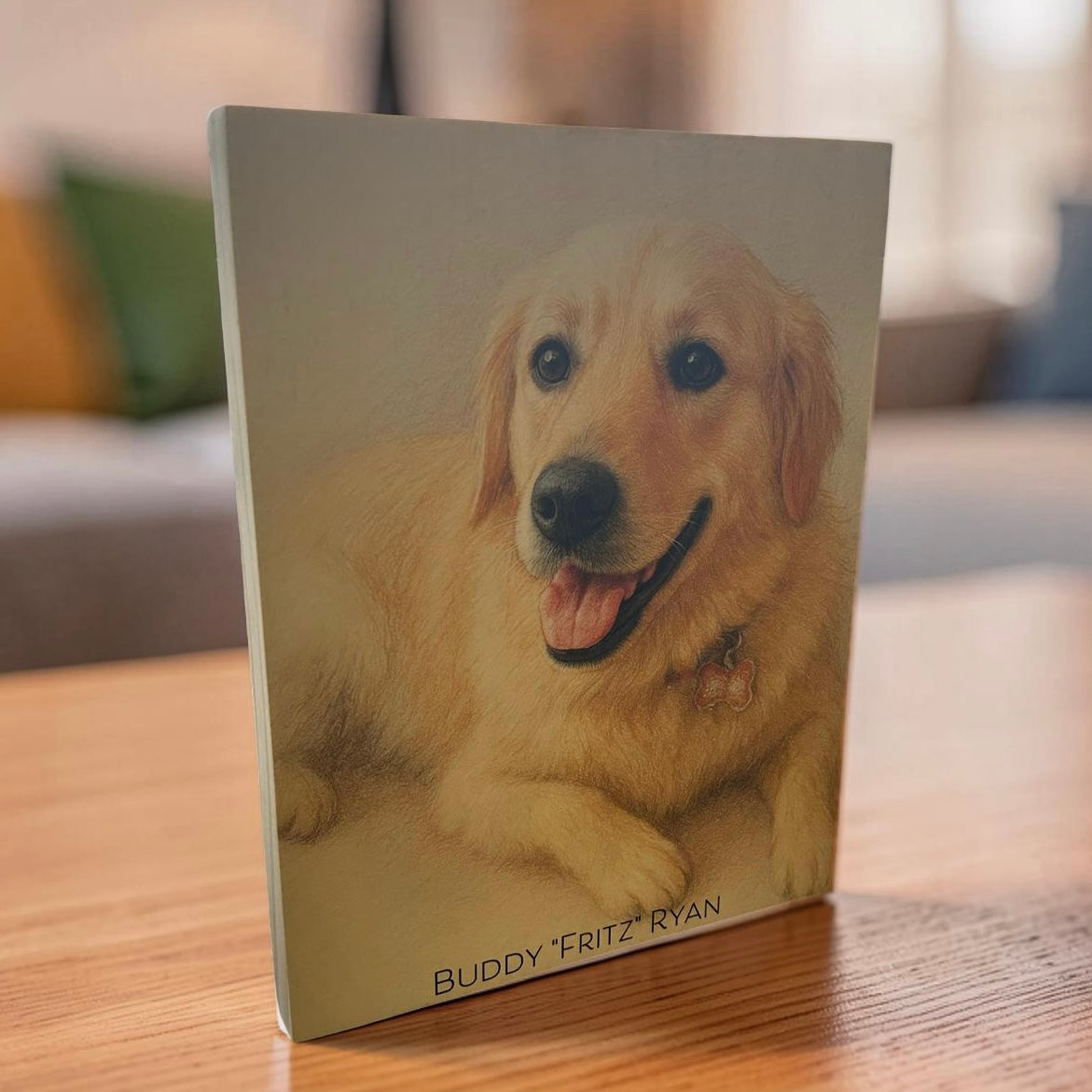 pet memorial portrait