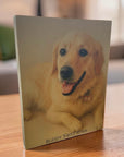 pet memorial portrait