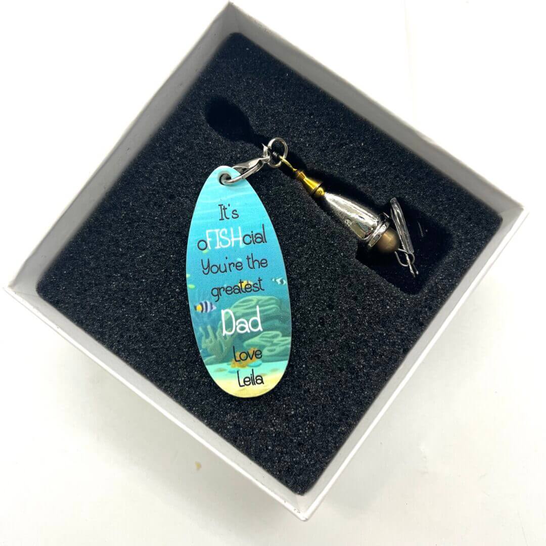 Personalised Fishing Lure: Cast with Style and Sentiment