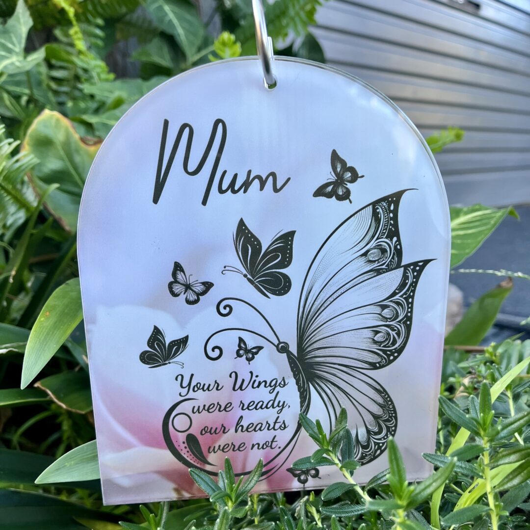 memorial garden plaque