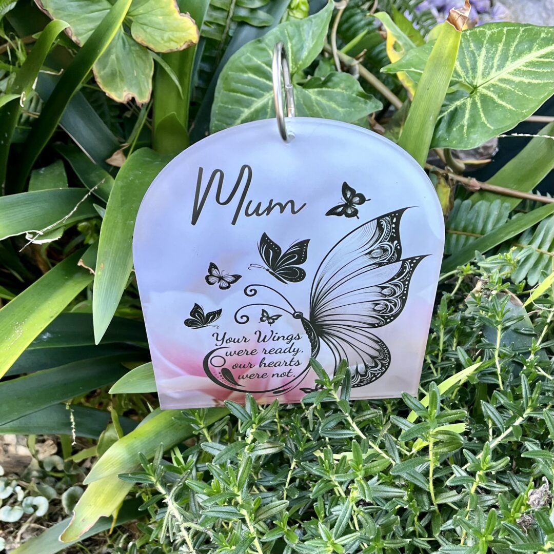 memorial garden plaque