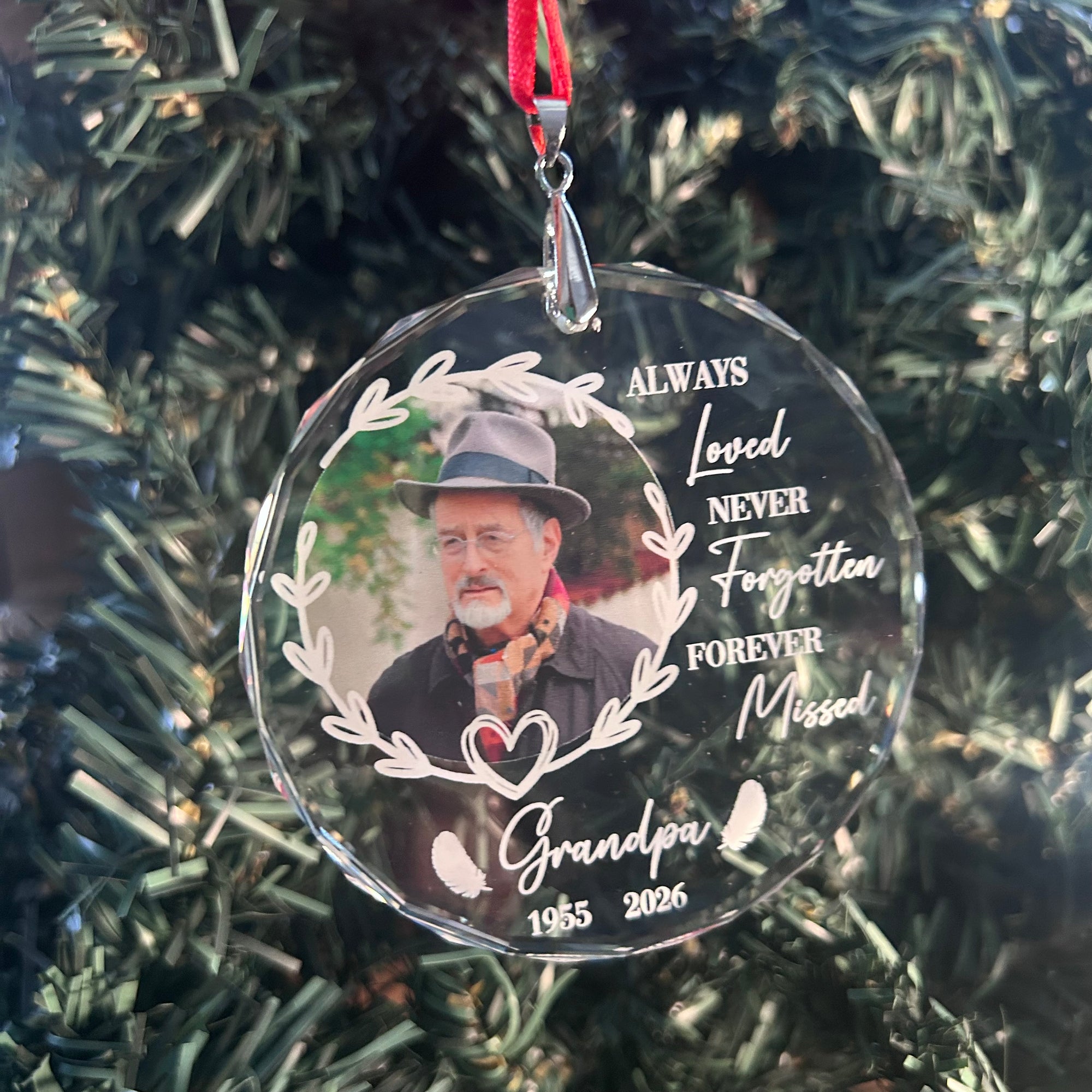 memorial christmas ornaments