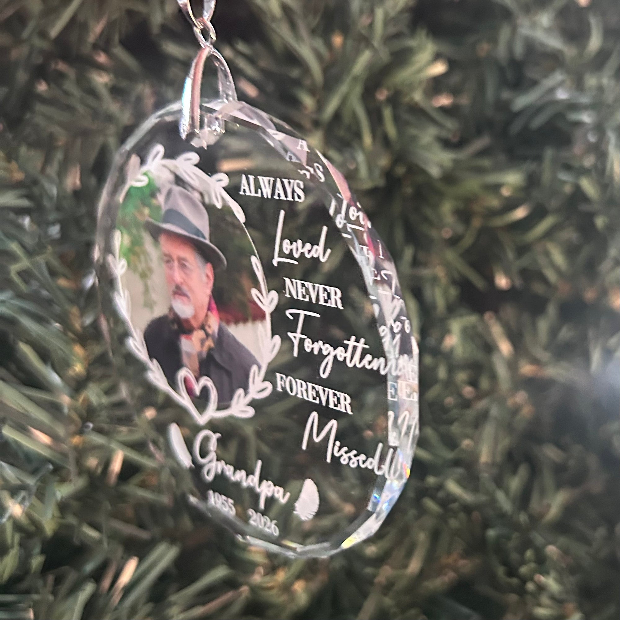 memorial christmas ornaments