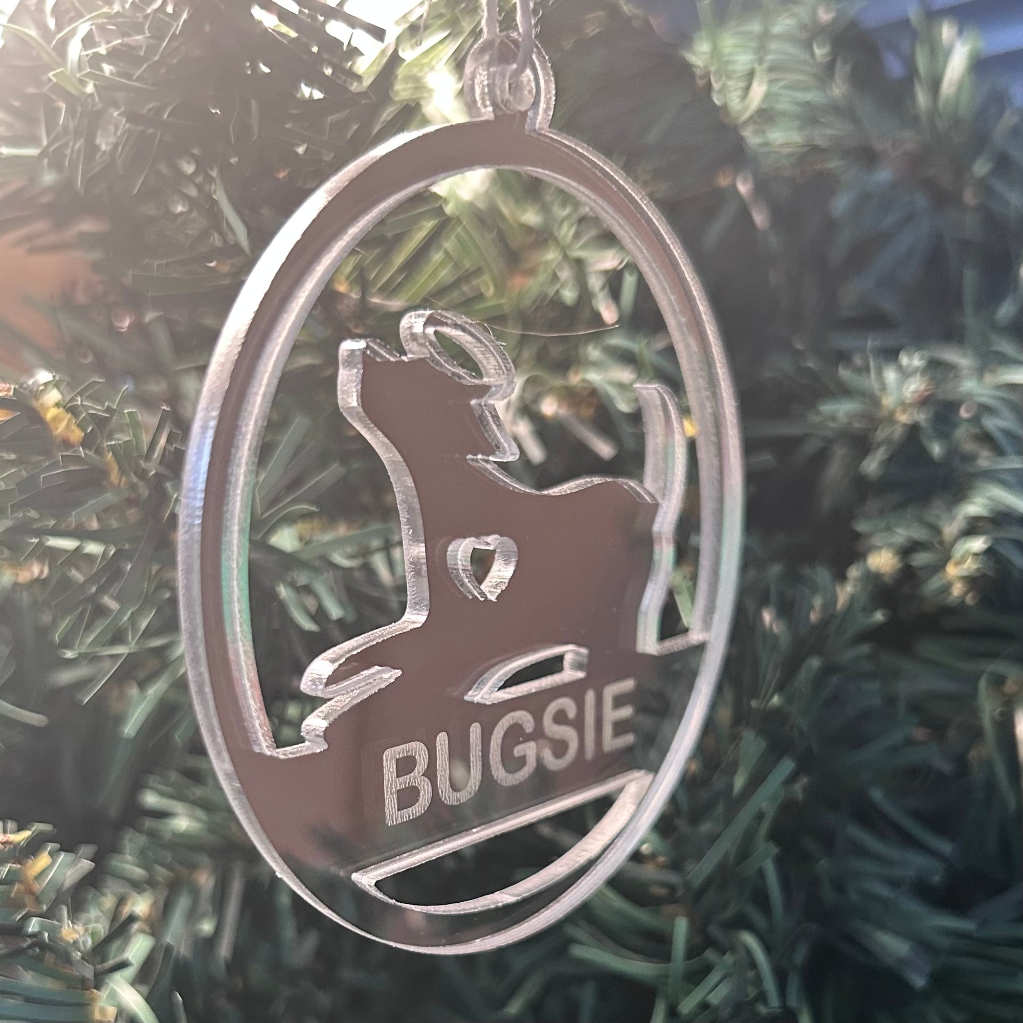 Memorial Dog Christmas Ornament