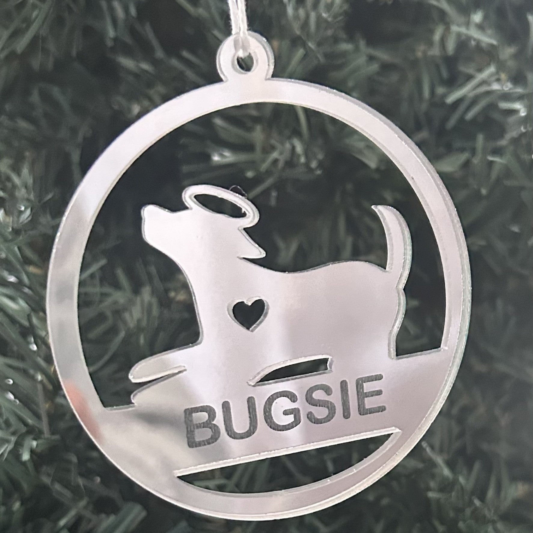 Memorial Dog Christmas Ornament