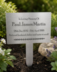 memorial garden plaque
