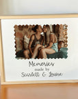 Personalised photo keepsake box wooden