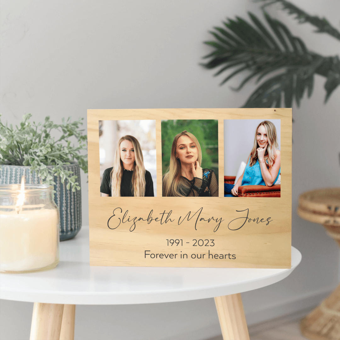 Memorial gifts Australia, memorial photo gifts