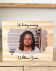 Memorial photo block, sympathy gift