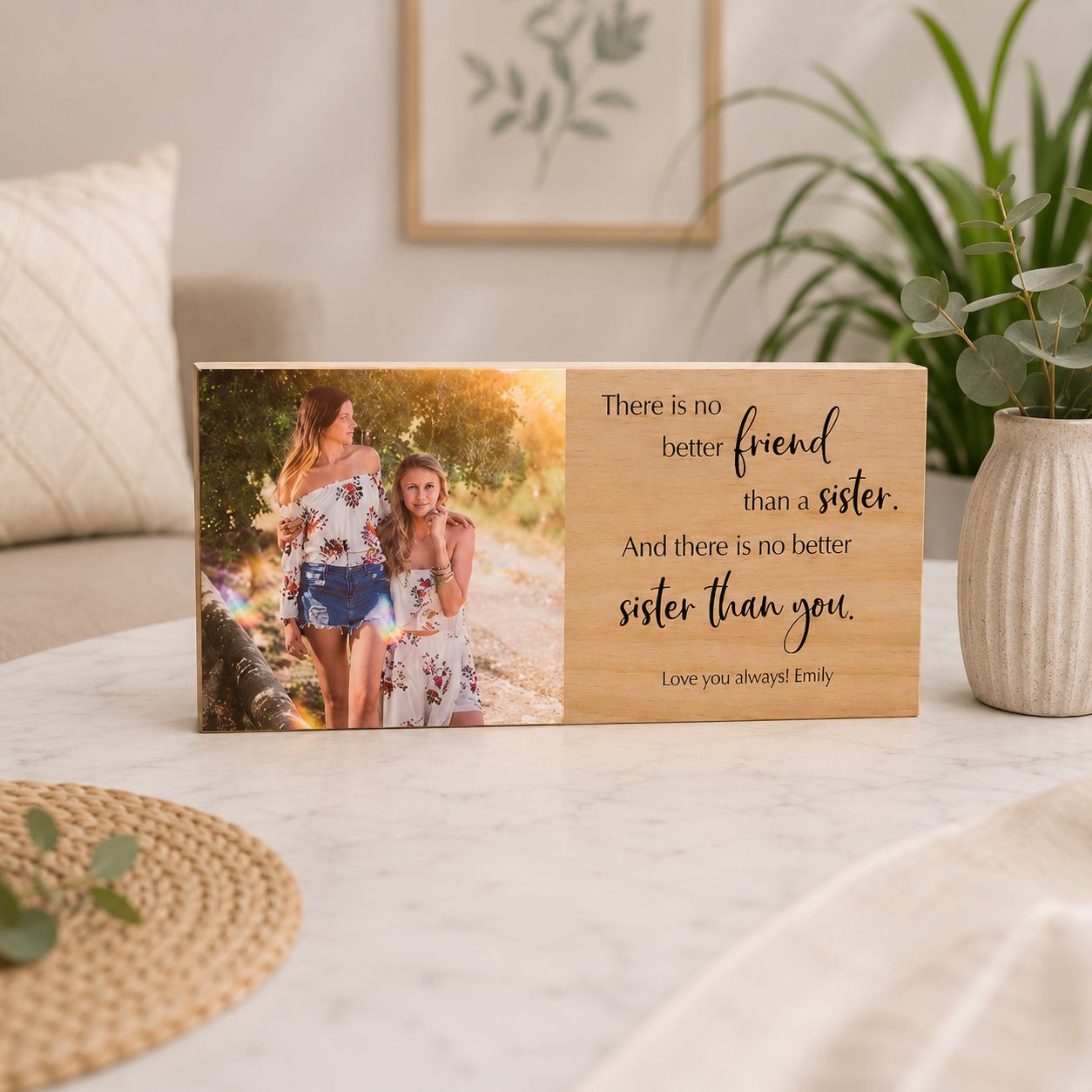 Sister photo gift