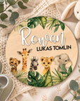 birth announcement disc