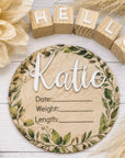 personalised birth announcement dsc