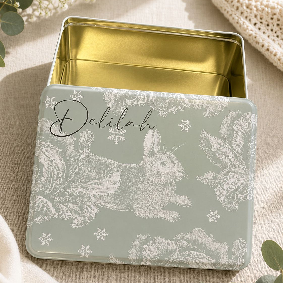 easter tin personalised