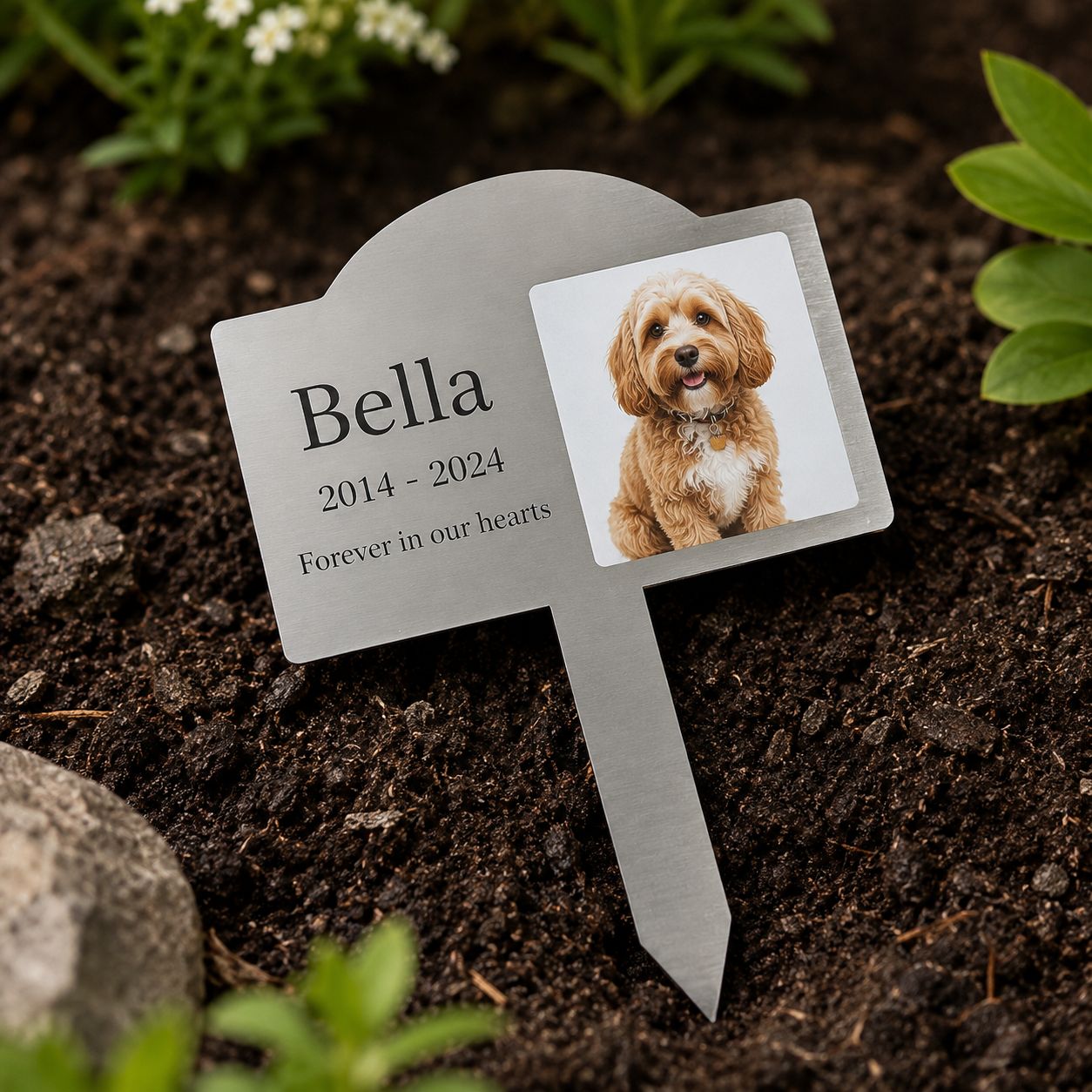 pet burial stake