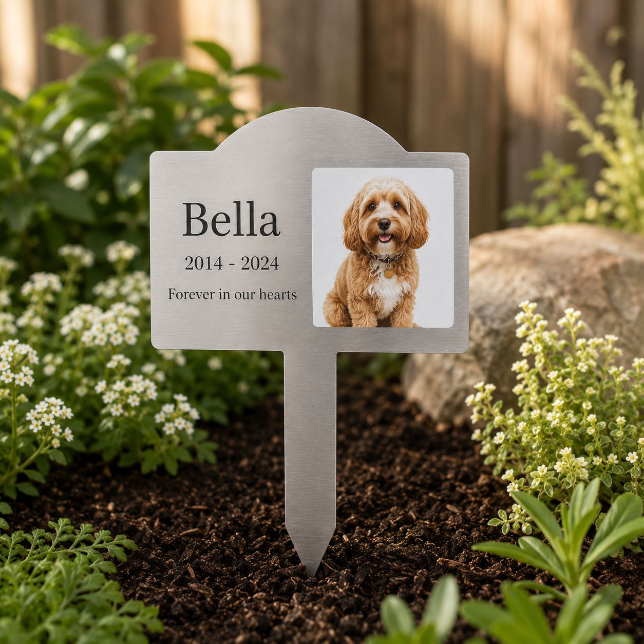 pet memorial garden plaque