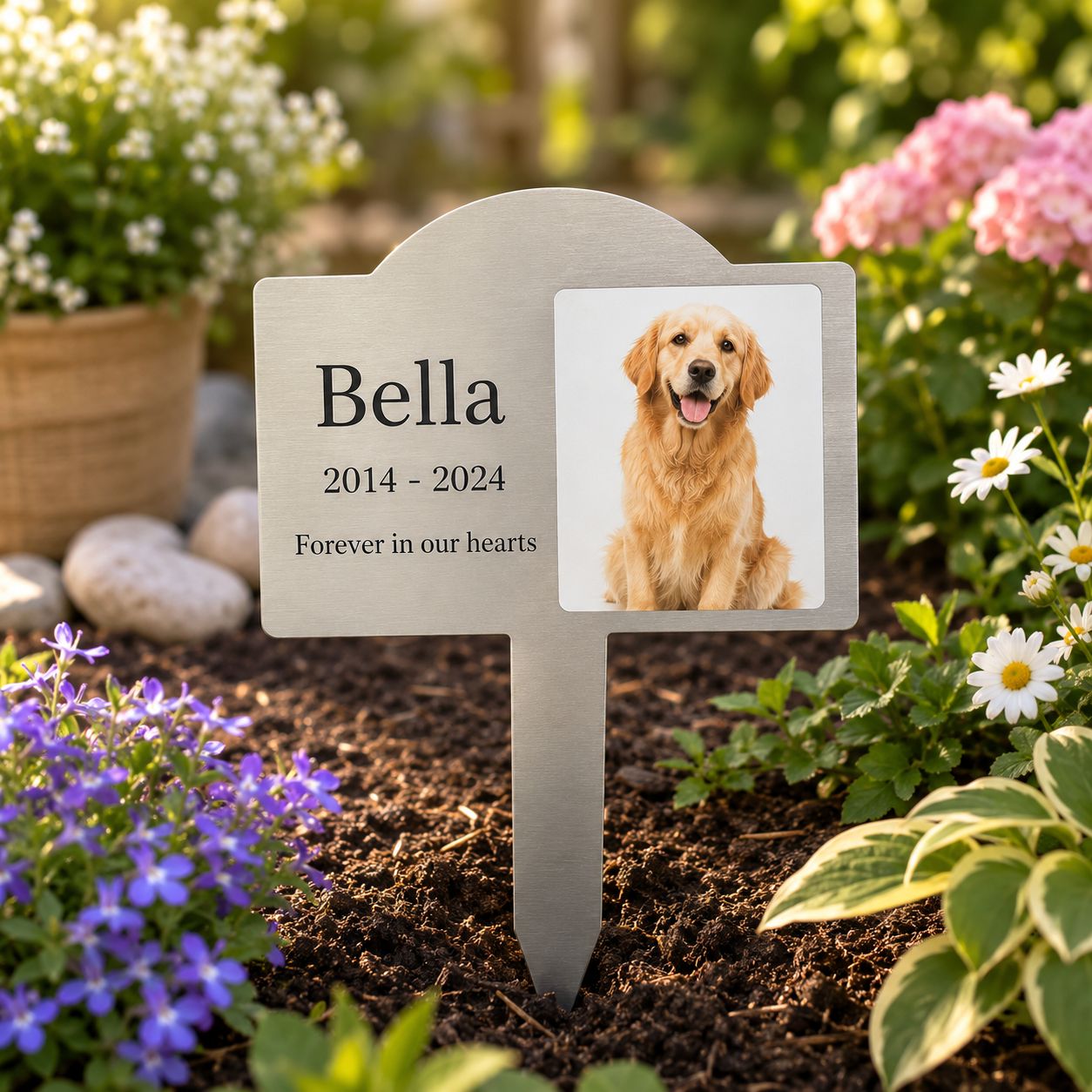 pet burial plaque