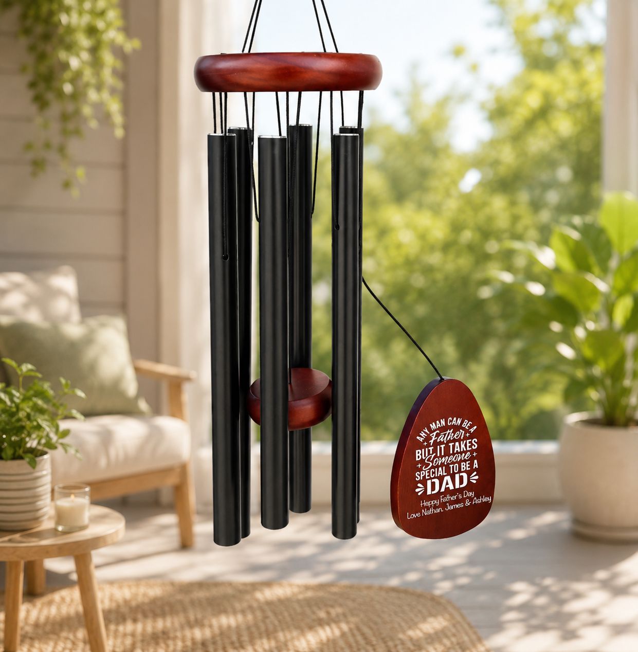 personalised windchimes for dad