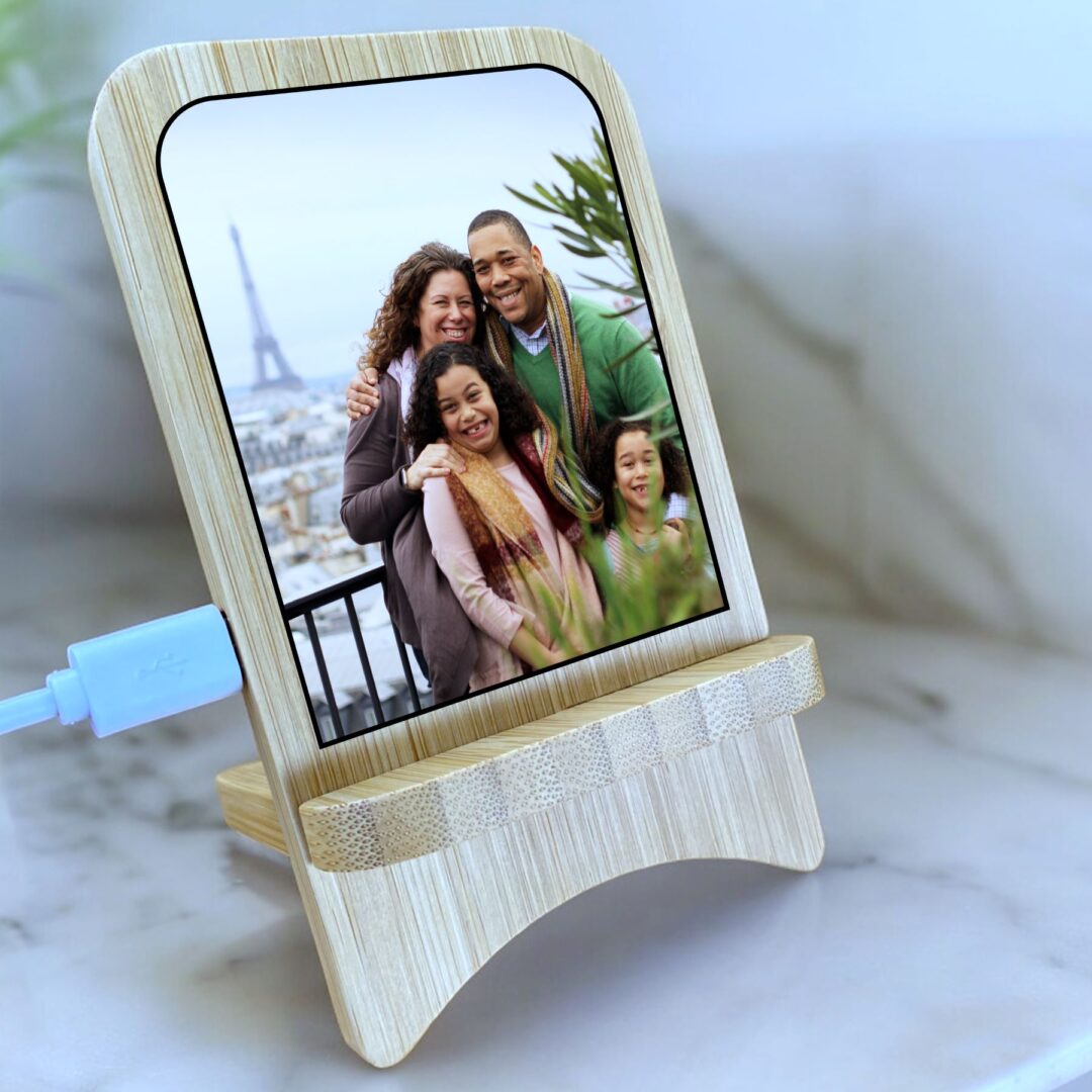 wireless charging phone stand, fathers day gift, mothers day gift