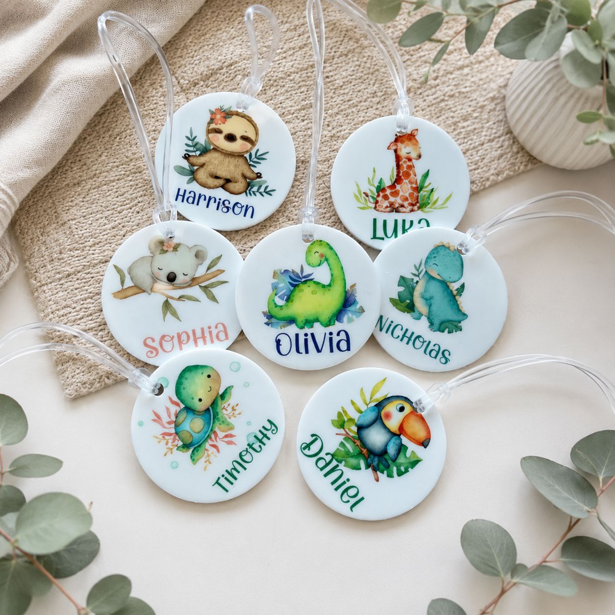 personalised bag tag