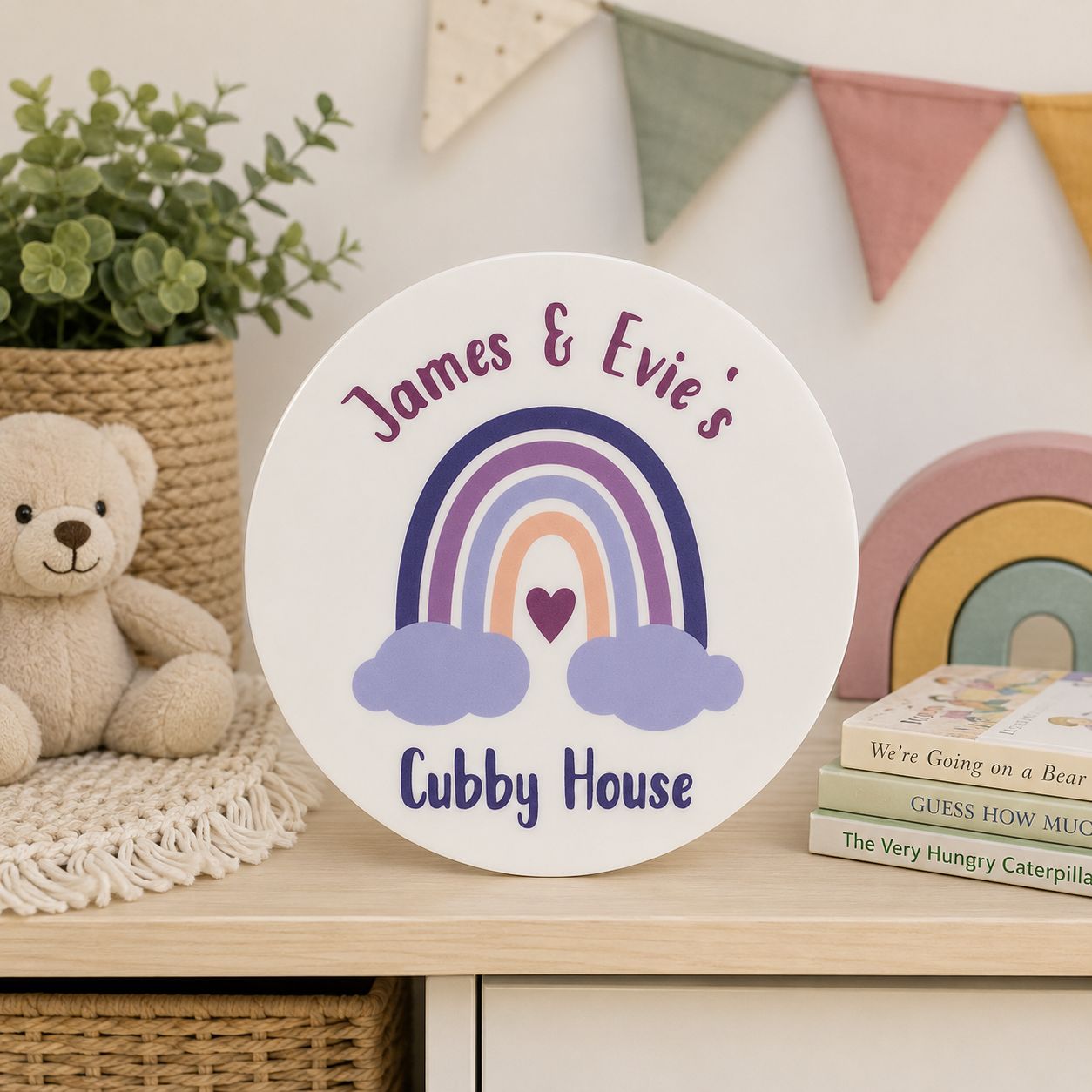 personalised cubby house sign