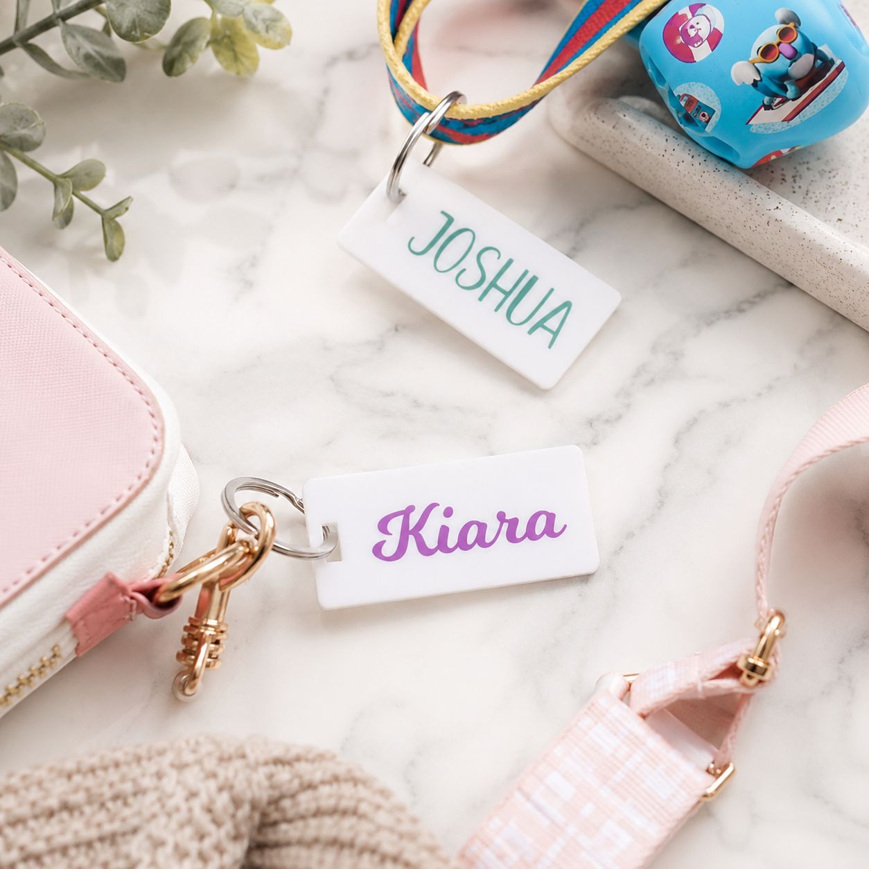 personalised bag tag