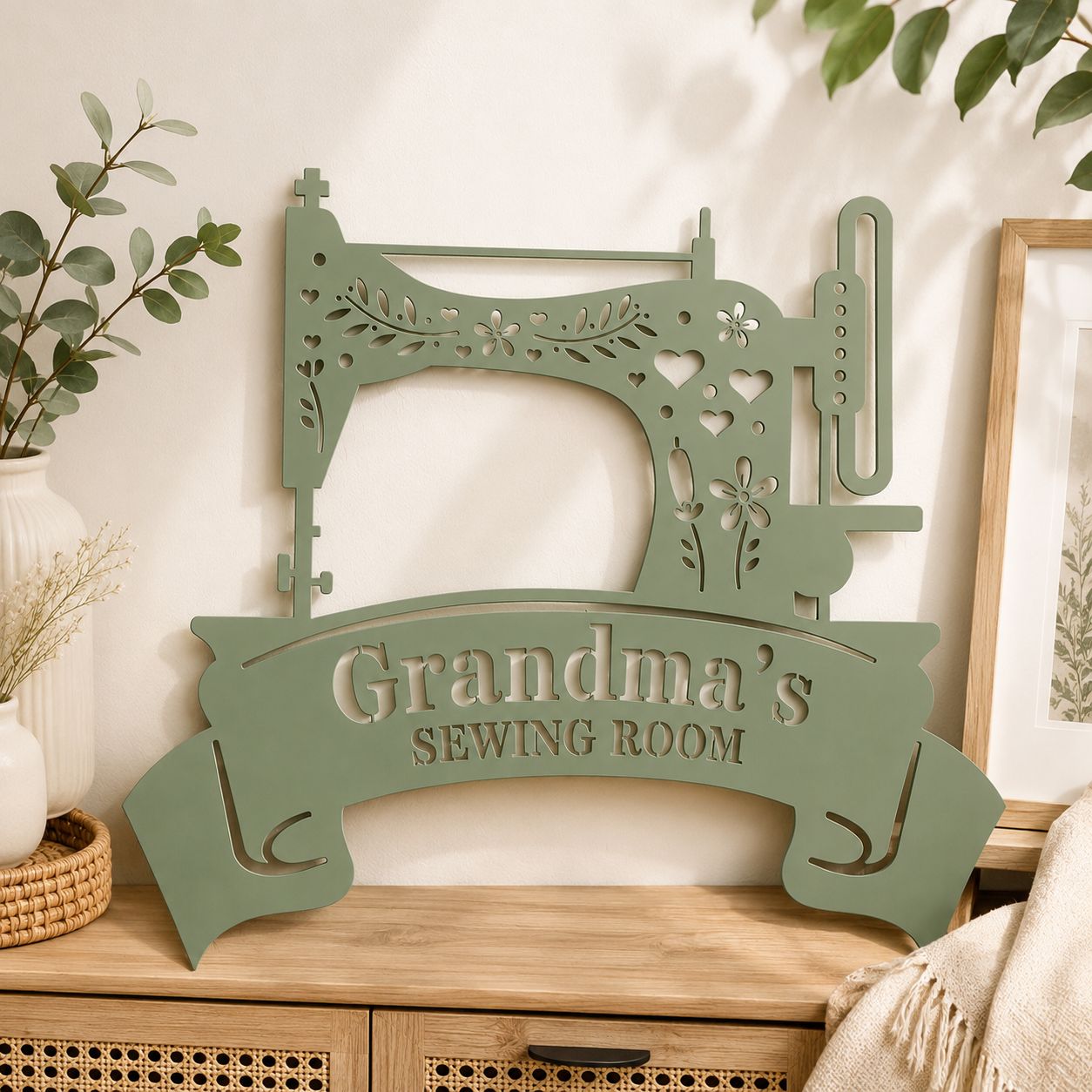 personalised sewing sign