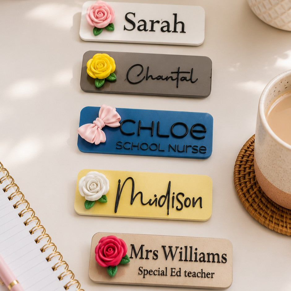 3D name badges