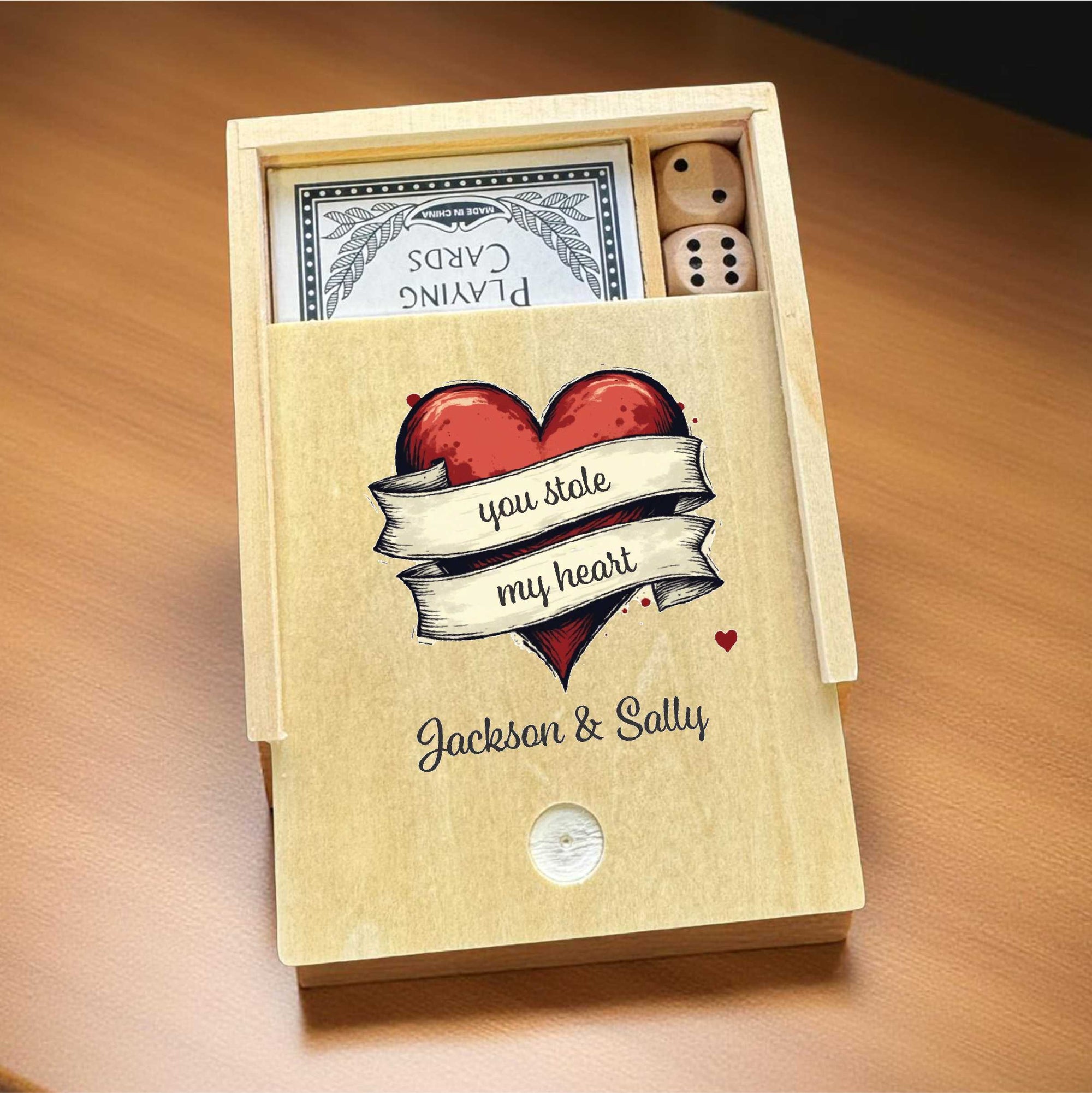 Valentines gift card set