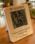 Personalised teacher gifts, teacher clock