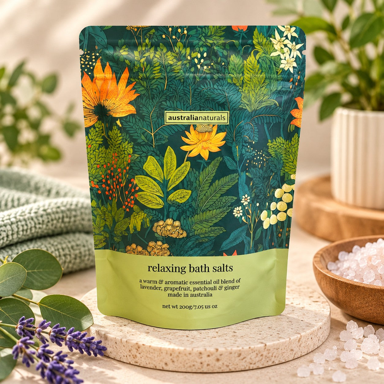 whimsical bath salt blend