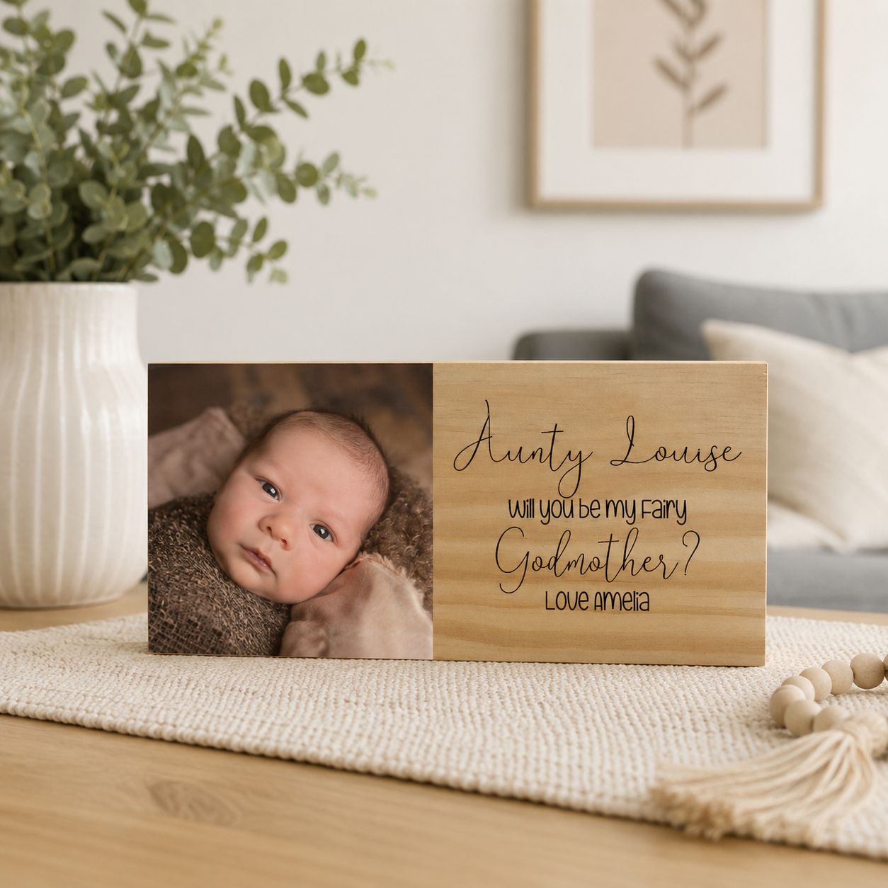 Godmother photo gift