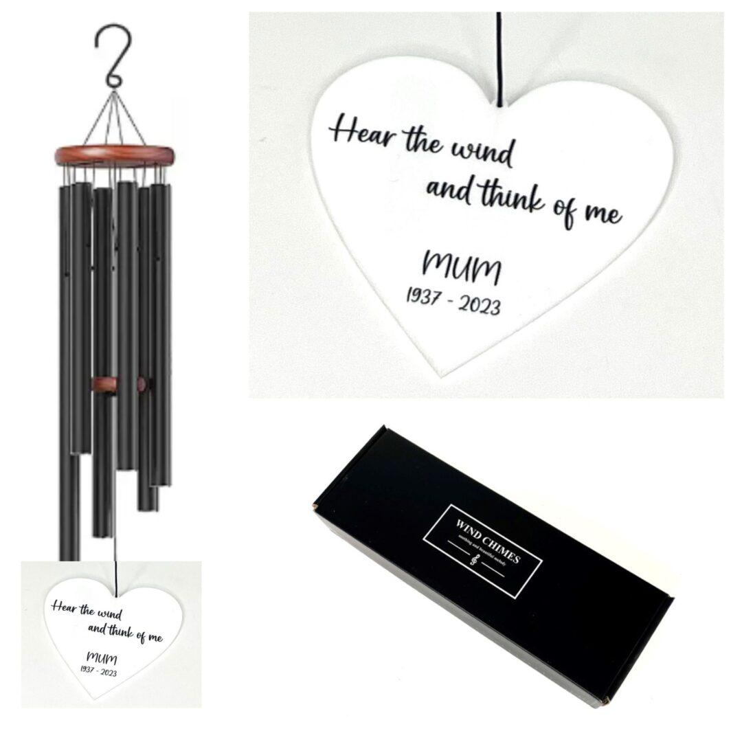 Memorial wind chimes, memorial gift