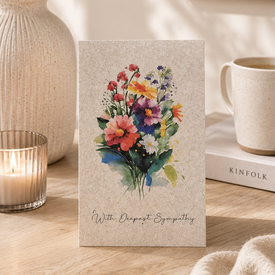 sympathy wildflower seed pack
