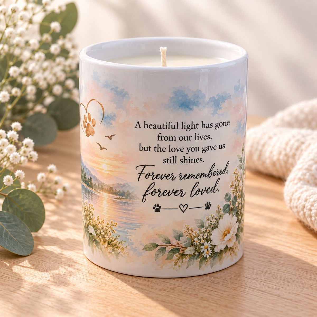 loss of pet sympathy candle