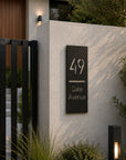 address sign