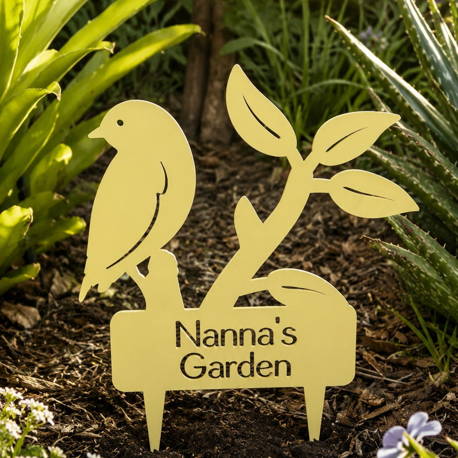personalised acrylic garden stake