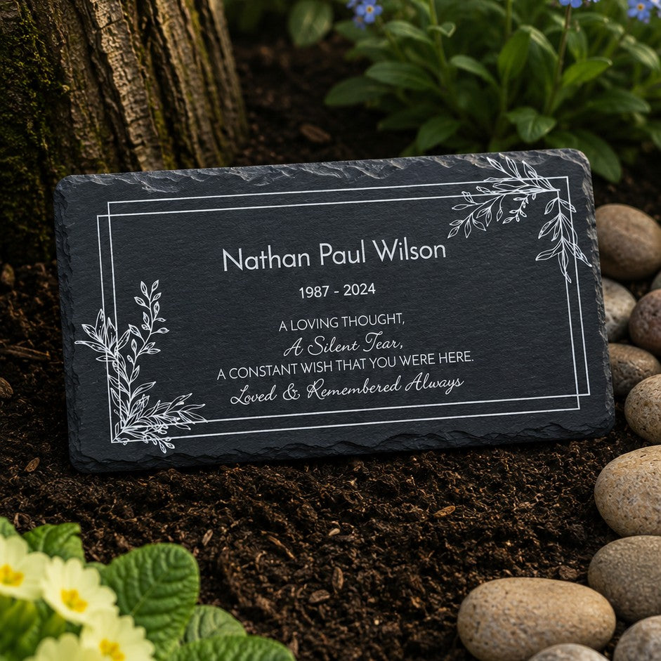 memorial garden slate