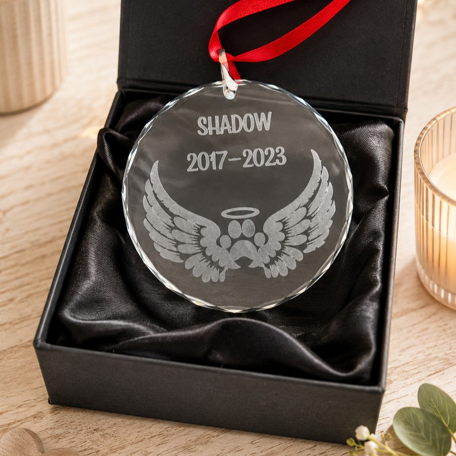 pet ornament angel wings