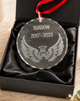 pet ornament angel wings