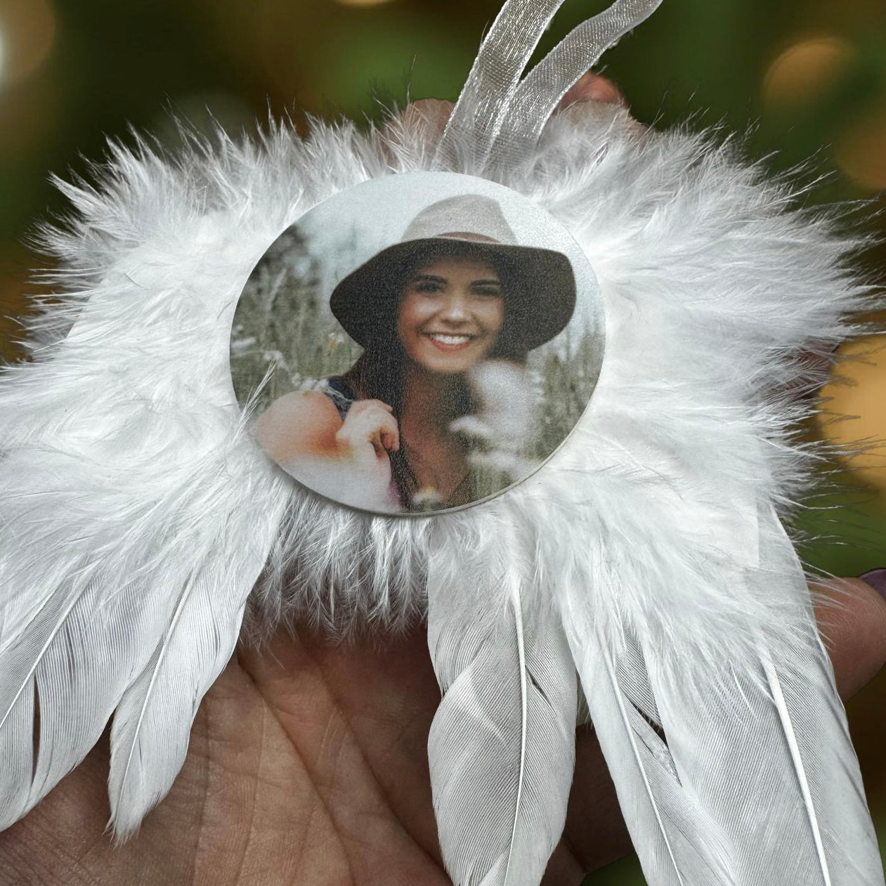 Personalised-feather-ornament