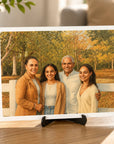 family portrait art style